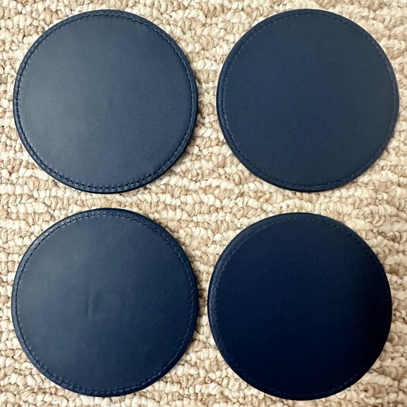 J. Crew leather catchall and coaster set - Picture 4 of 8